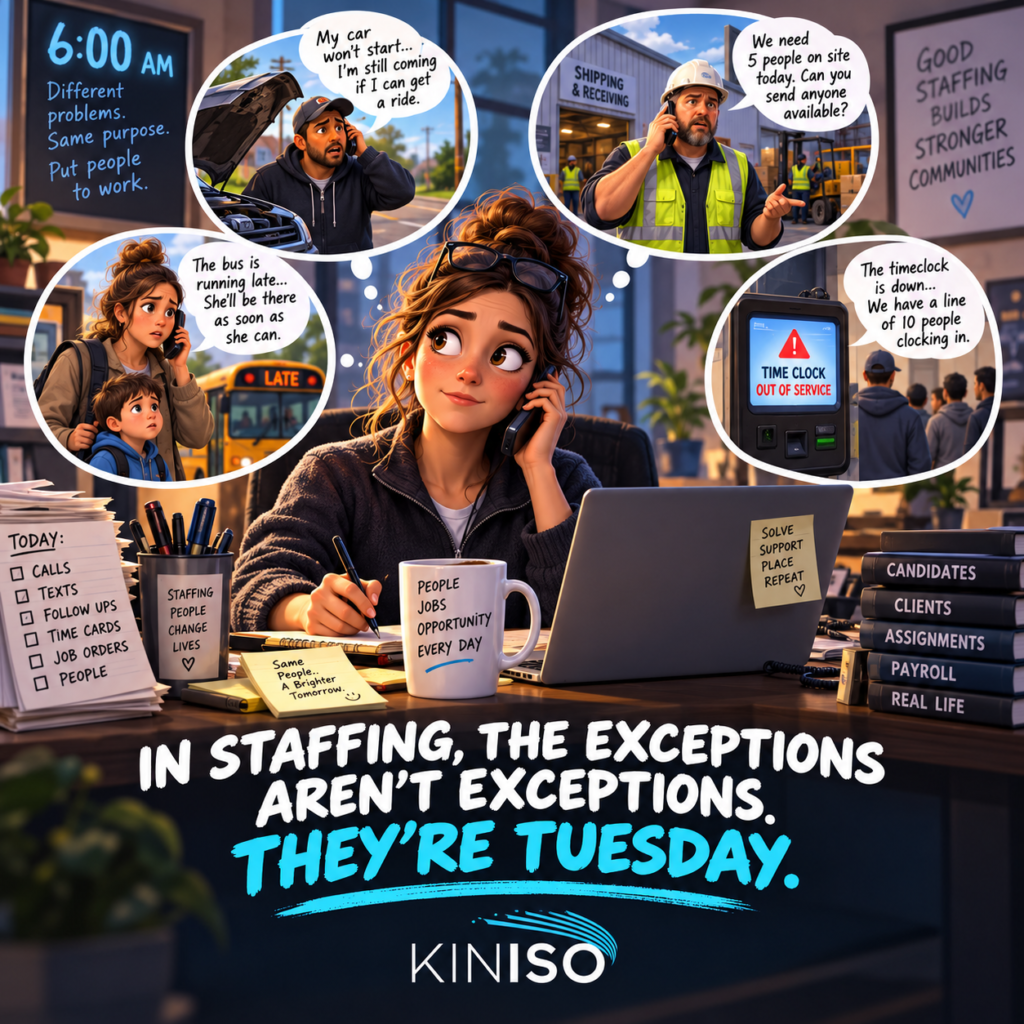Staffing Firms Call the Exception Tuesday